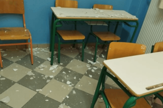 Σοβάδες στο 9ο Δημοτικό Σχολείο Κέρκυρας